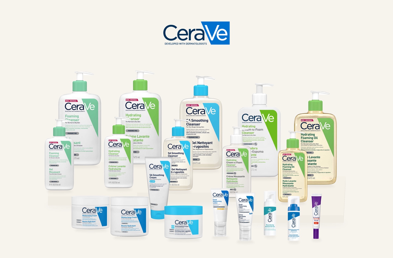 CeraVe product assortment